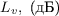 $L_v, \text{ (дБ)}$