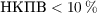 $\text{НКПВ} < 10\,\%$